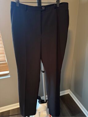 Women’s Ann taylor Black trousers straight wide size 8